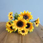 Buque De Flor Artificial Girassol Amarelo 30cm | Formosinha